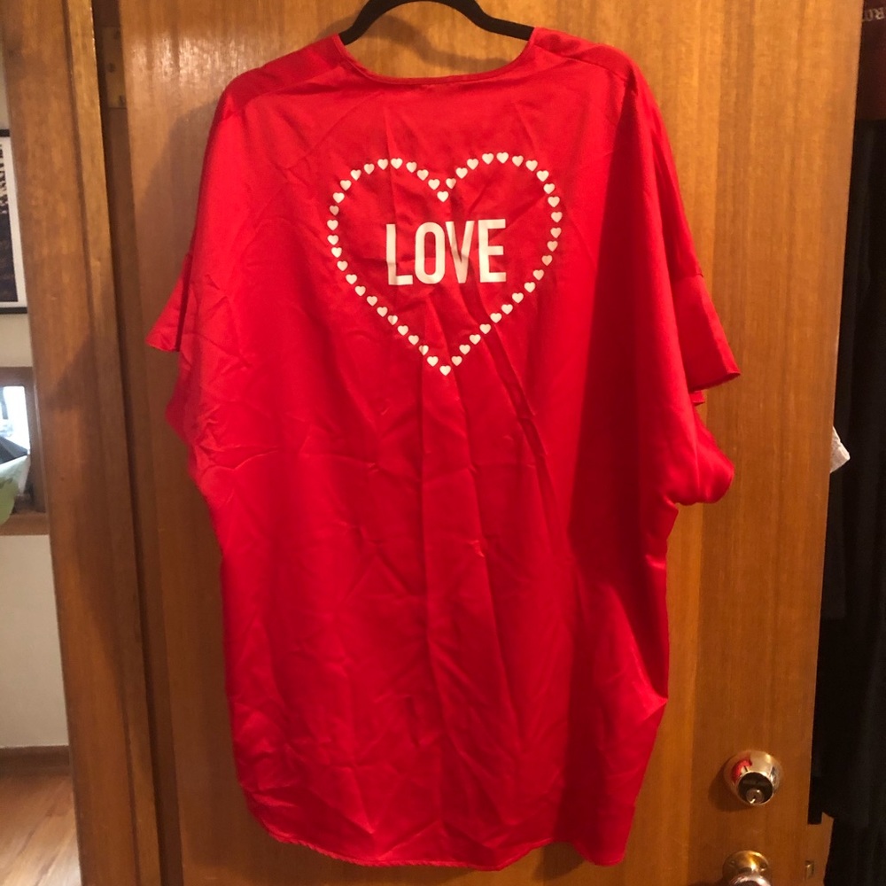 Victoria’s Secret Red Satin Lounge Robe